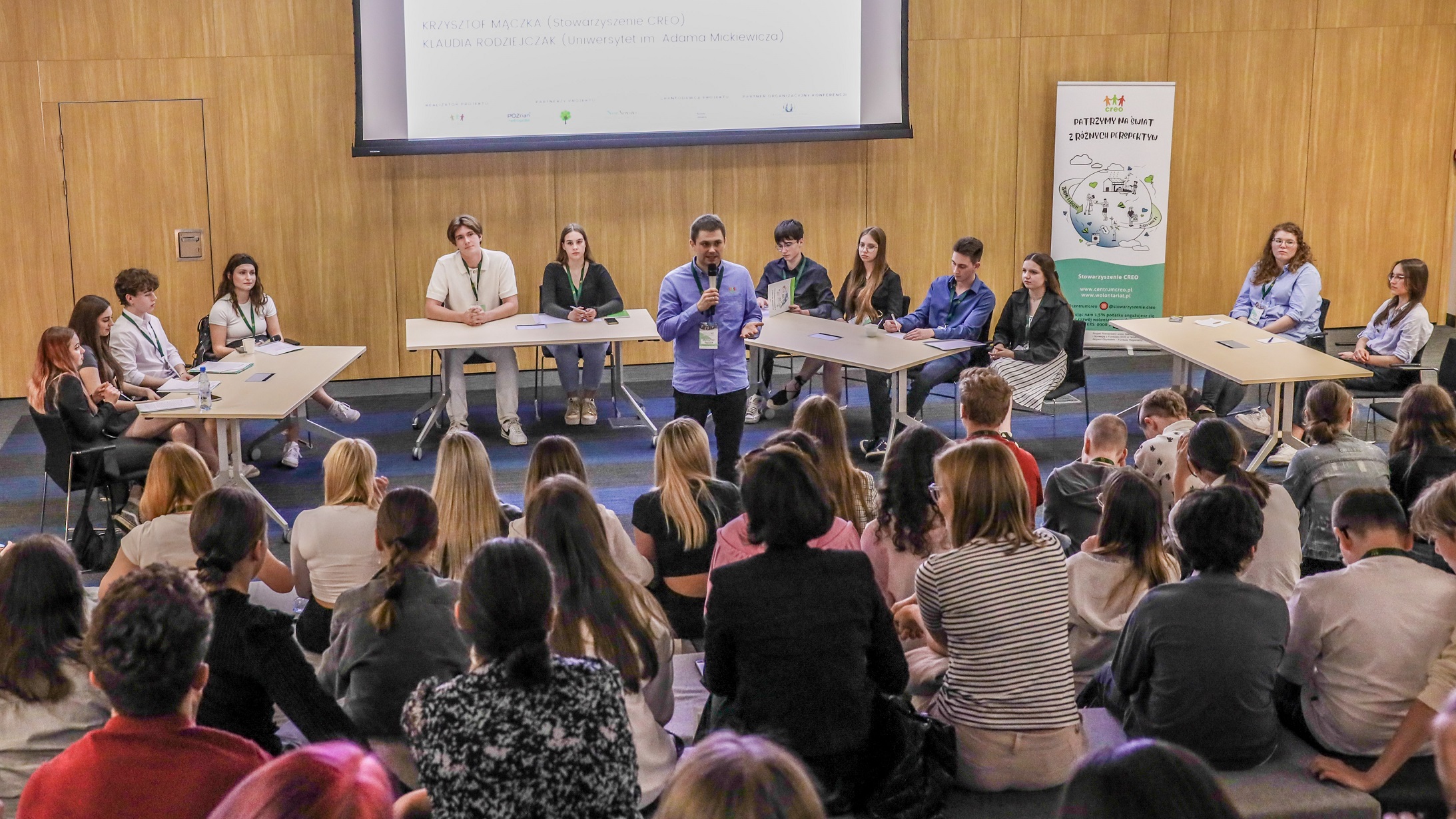 Fotografia przedstawiająca salę podczas konferencji podsumowującej projekt pt. Włączamy ZERO WASTE