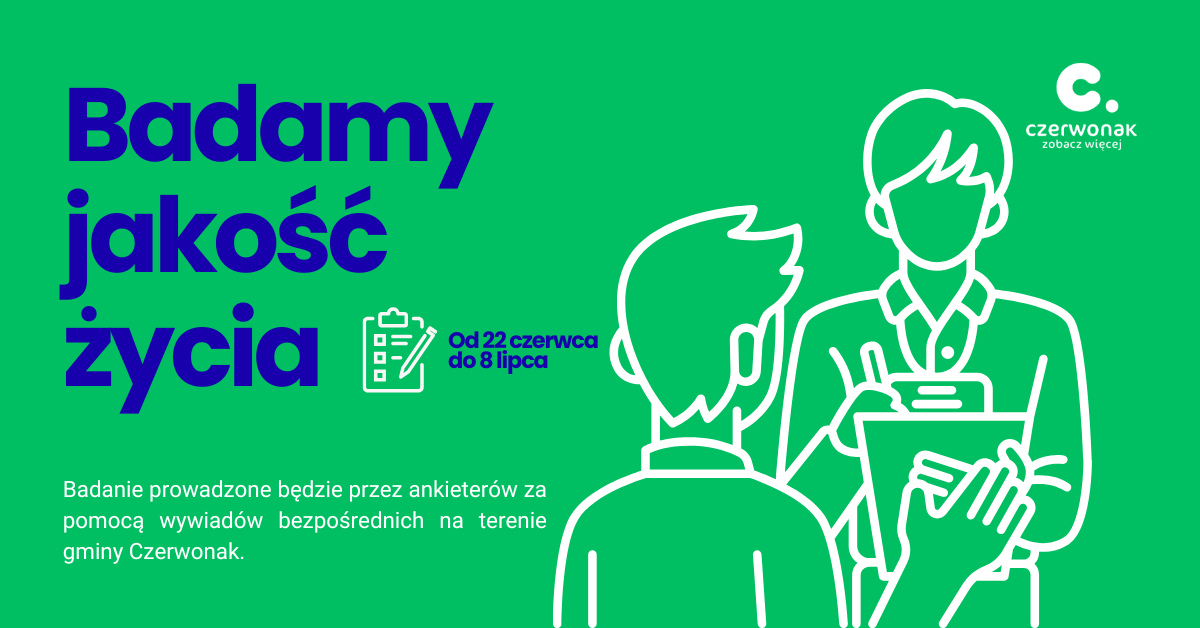 badanie jakości życia i usług publicznych w gminie Czerwonak