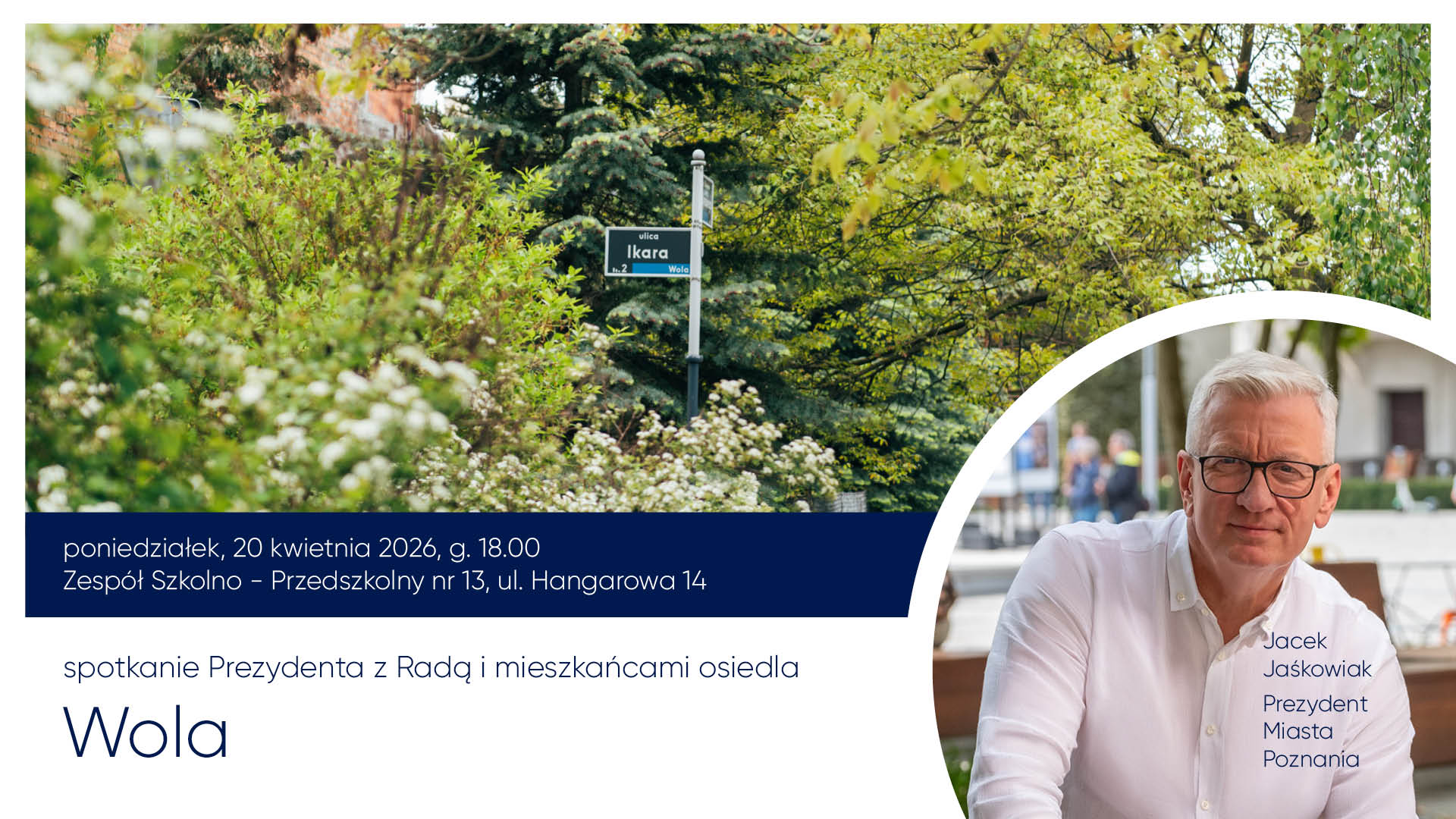 Spotkanie Prezydenta Poznania z mieszkańcami Osiedla Wola